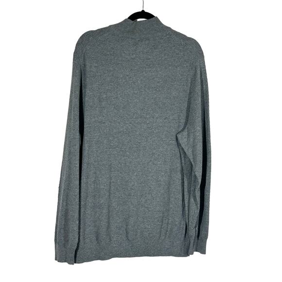 Tasso Elba Gray Long Sleeve Men's Pullover Sweater Sz XXL NWT - Picture 2 of 10